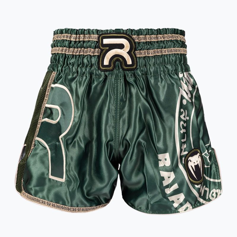 Pánske tréningové šortky Venum x Rajadamnern Muay Thai military green