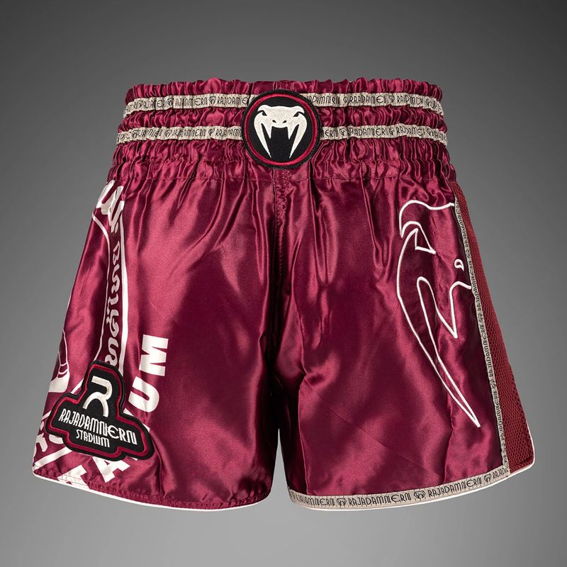 Pánske tréningové šortky Venum x Rajadamnern Muay Thai burgundy 2