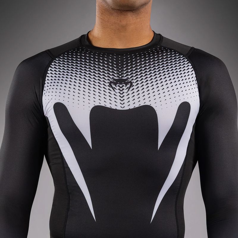 Roshguard pánsky rashguard longsleeve Venum No Gi Rashguards black/white 6