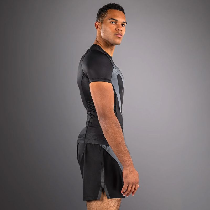 Pánsky rashguard Venum No Gi Rashguards black/silver grey 4