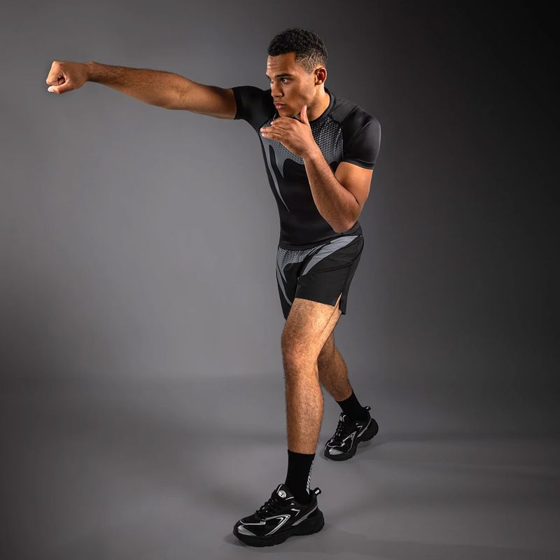 Pánsky rashguard Venum No Gi Rashguards black/silver grey 5