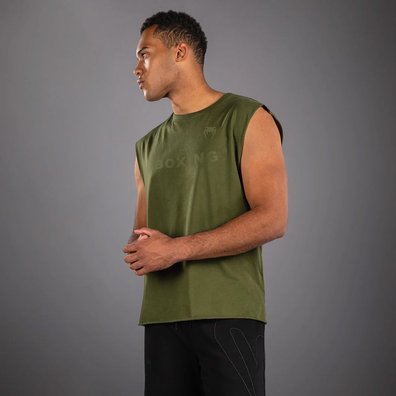 Pánske tričko Venum Boxing VT Sleeveless military green 4