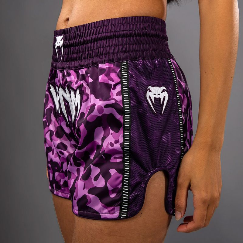 Dámske tréningové šortky Venum Iris Muay Thai plum/pink 4