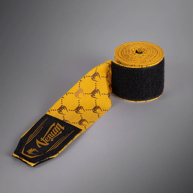 Boxerské bandáže Venum Monogram Hand Wraps Advanced 250 cm brown 3