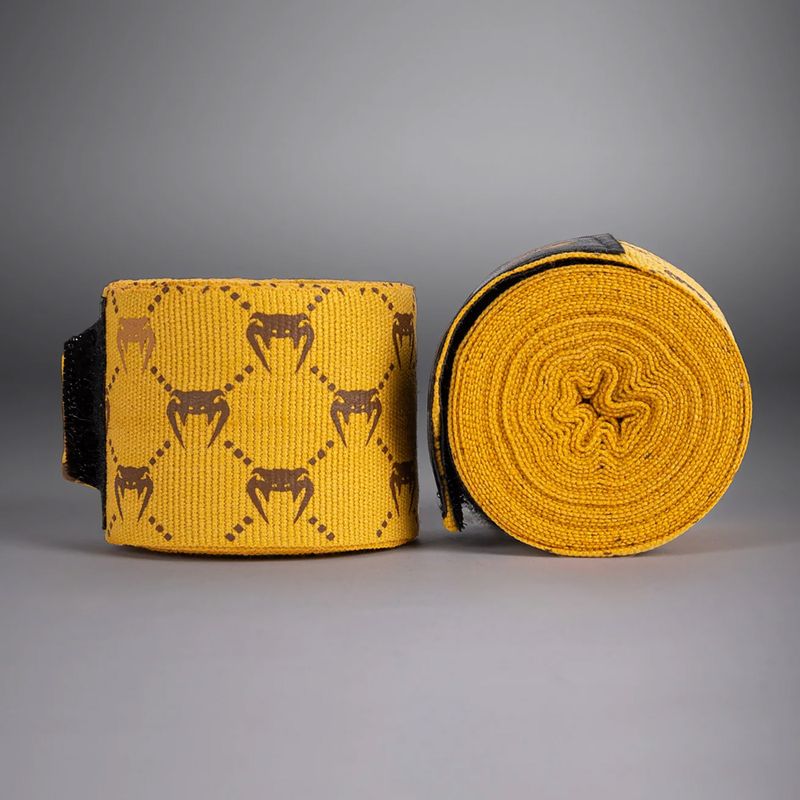 Boxerské bandáže Venum Monogram Hand Wraps Advanced 400 cm brown 2