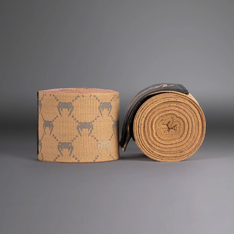 Boxerské bandáže Venum Monogram Hand Wraps Advanced 250 cm sand 2