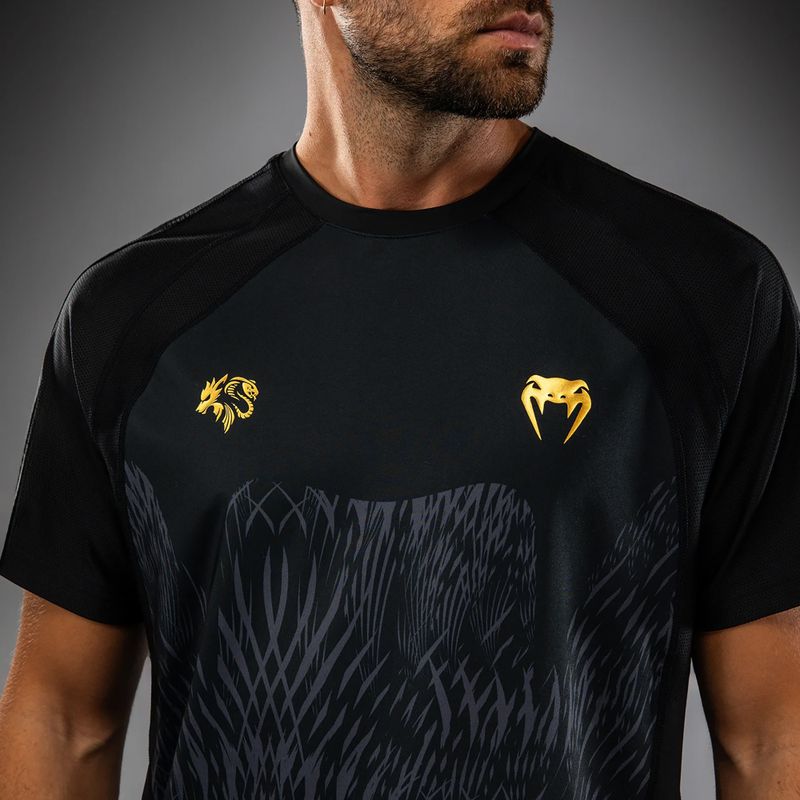 Pánske tričko Venum x Chimaev Dry Tech black/grey 6