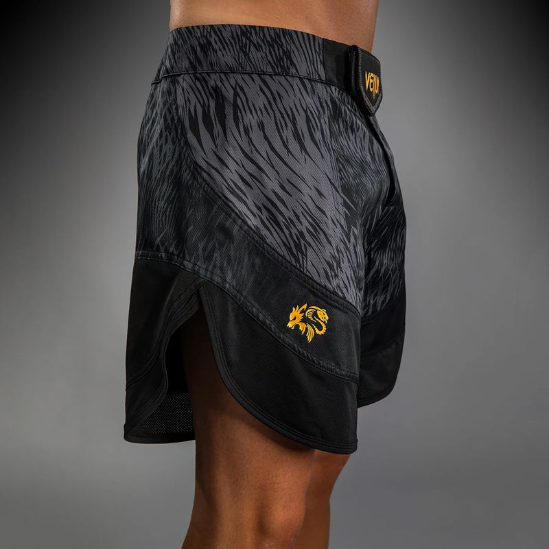 Pánske tréningové šortky Venum x Chimaev Fightshorts black/grey 5