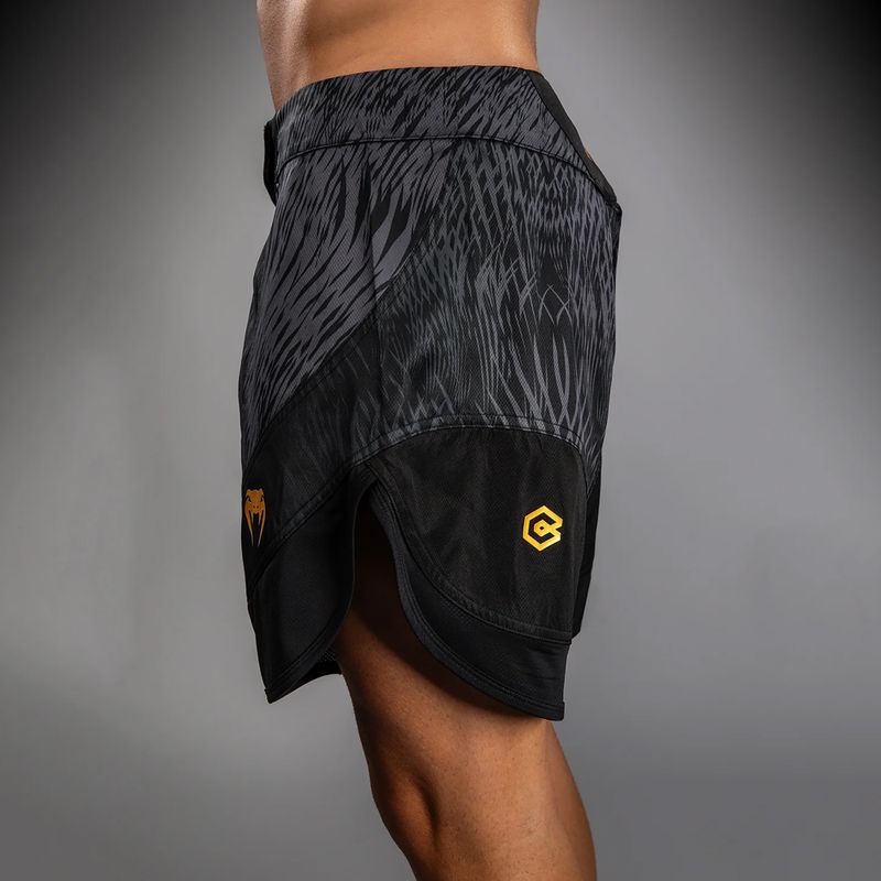 Pánske tréningové šortky Venum x Chimaev Fightshorts black/grey 6