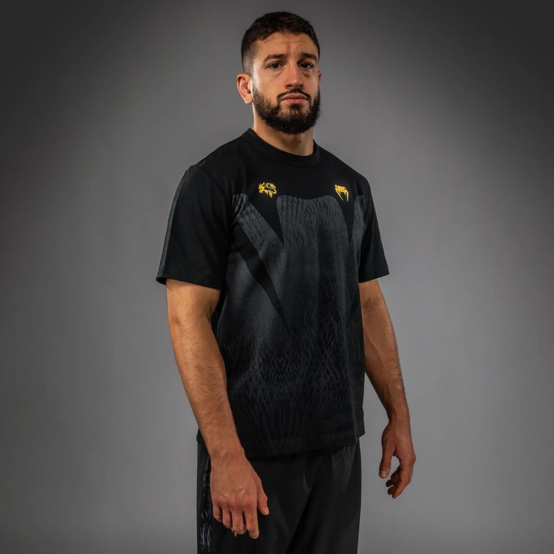 Pánske tričko Venum x Chimaev black/grey 3