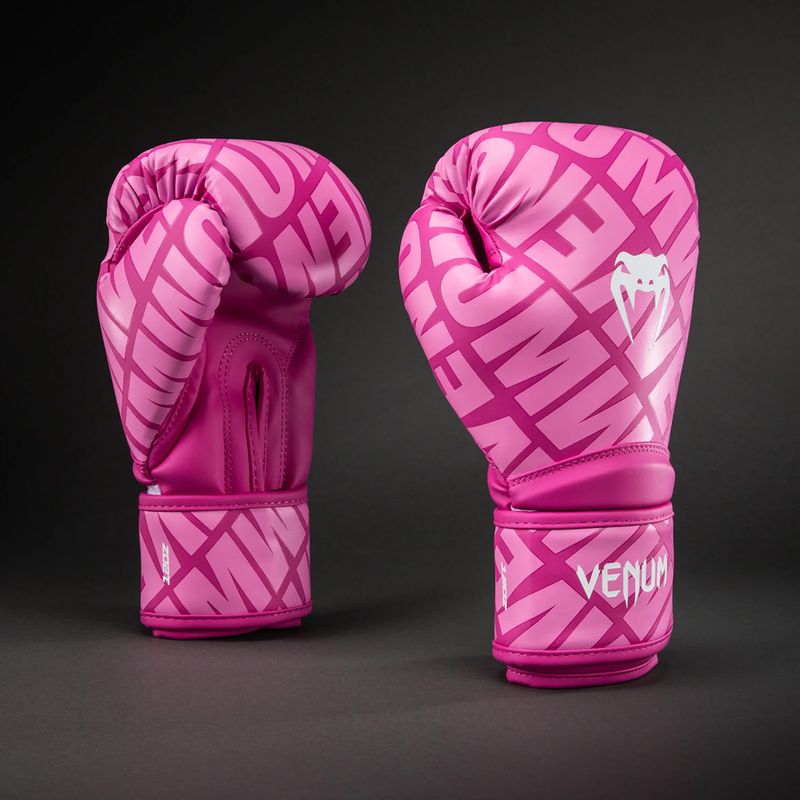 Boxerské rukavice Venum Contender 1.5 XT 3D Boxing candy pink/white 2