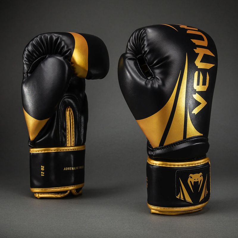 Boxerské rukavice Venum Challenger 2.5 Boxing black/gold 2