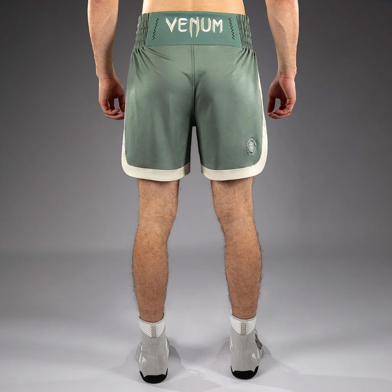 Pánske tréningové šortky Venum Classic Boxing aqua green/ivory 2