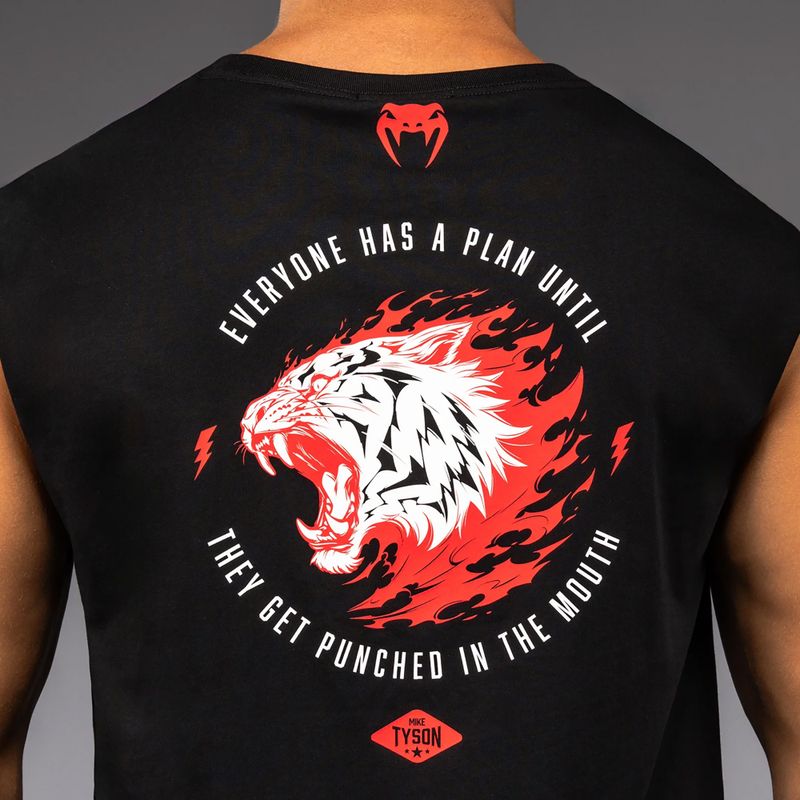 Pánske tričko Venum x Mike Tyson Tiger Sleeveless deep black 5