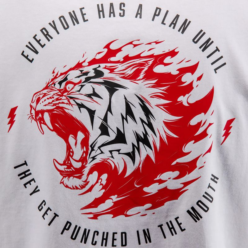 Pánske tričko Venum x Mike Tyson Tiger Sleeveless optical white 5