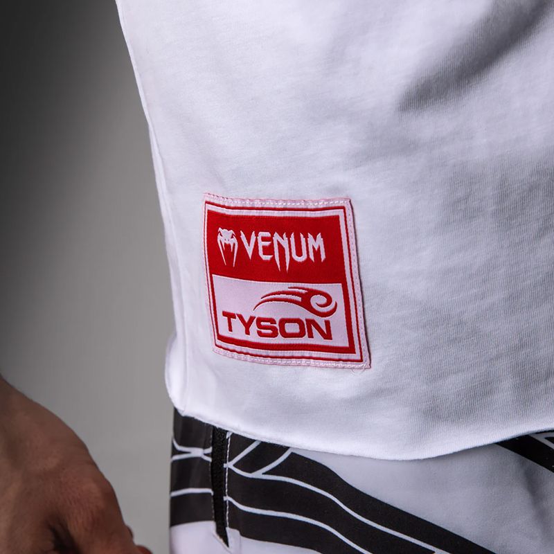 Pánske tričko Venum x Mike Tyson Tiger Sleeveless optical white 6