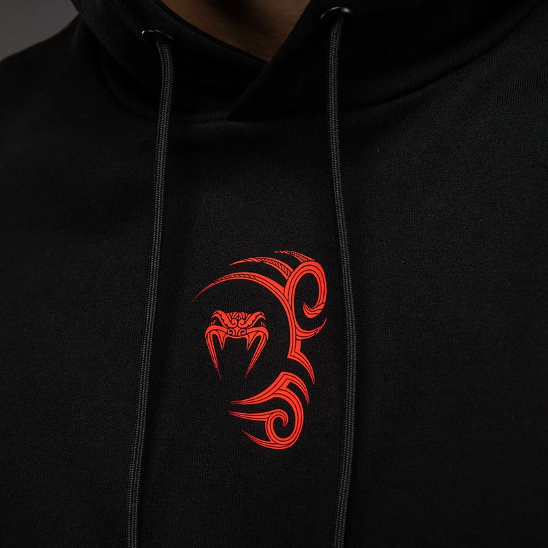 Pánska mikina Venum x Mike Tyson Tiger Sleeveless Hoodie deep black/intense red 5