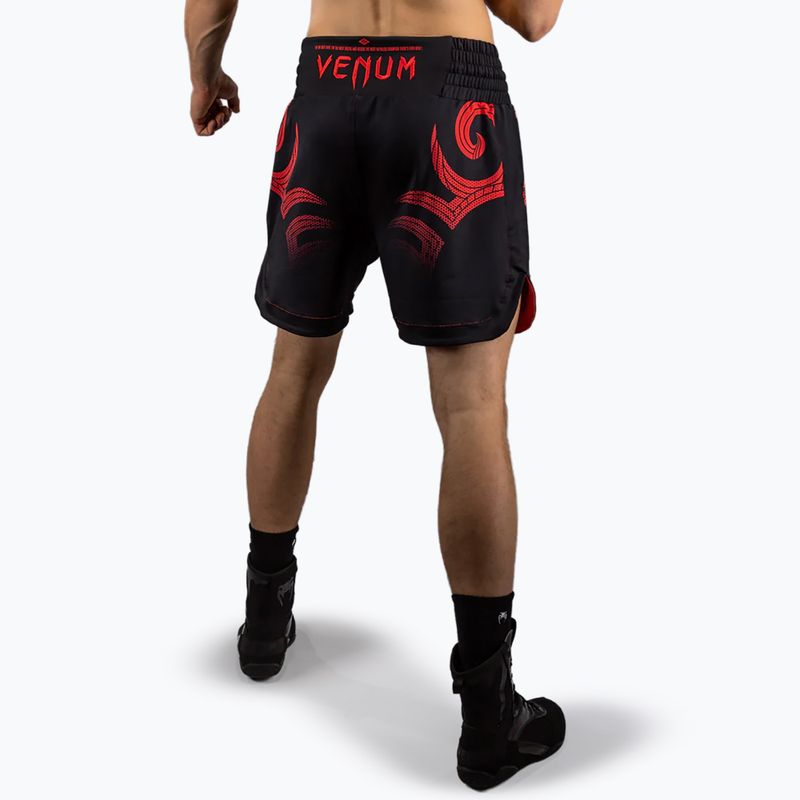 Pánske tréningové šortky Venum x Mike Tyson Tiger deep black/intense red 3