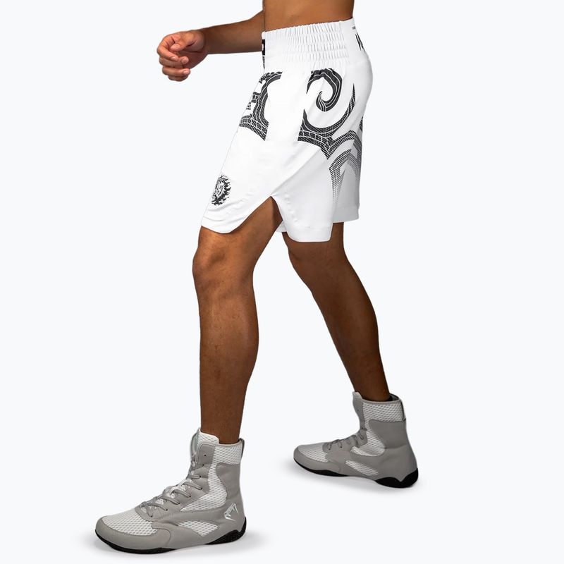Pánske tréningové šortky Venum x Mike Tyson Tiger optical white/deep black 4