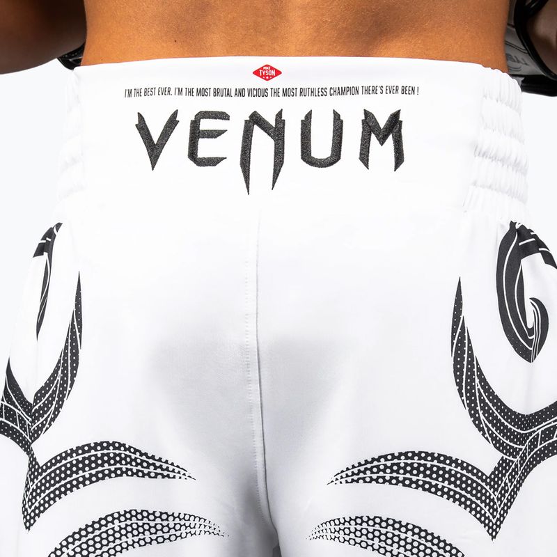 Pánske tréningové šortky Venum x Mike Tyson Tiger optical white/deep black 6