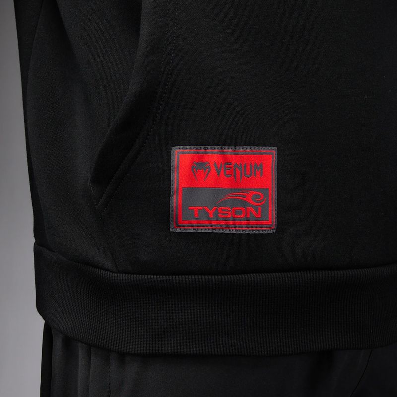 Pánska mikina Venum x Mike Tyson Tiger Hoodie deep black/intense red 6