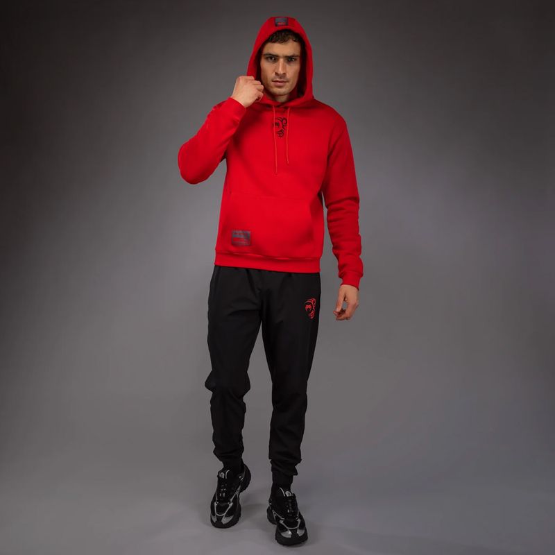 Pánska mikina Venum x Mike Tyson Tiger Hoodie intense red/deep black 2