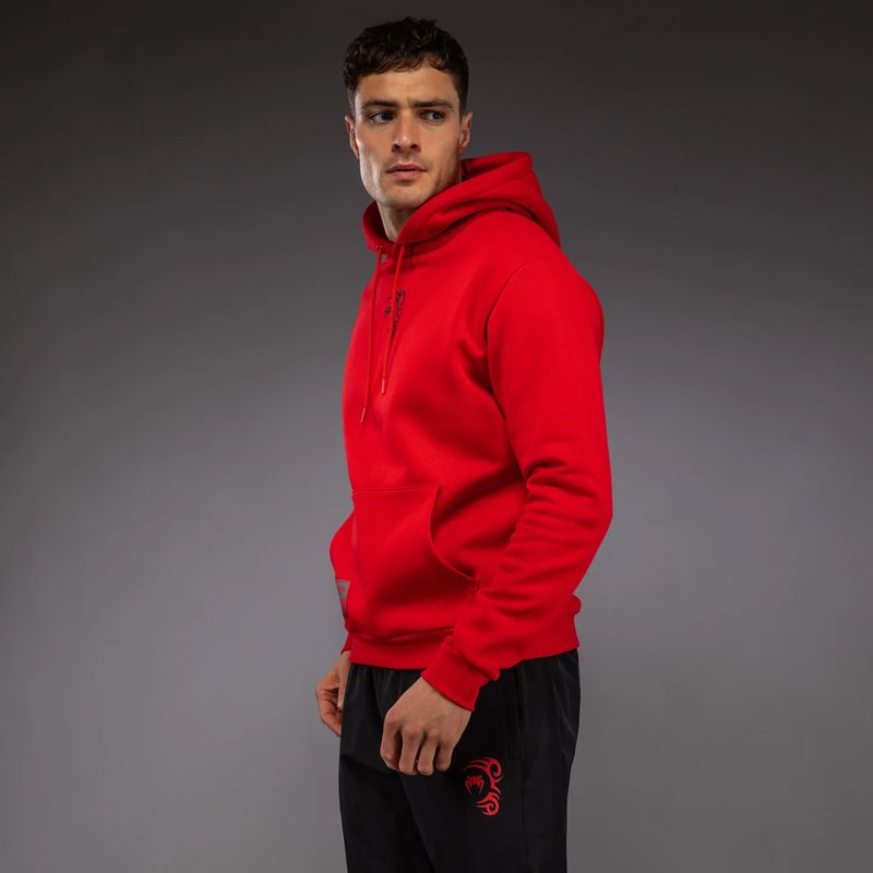 Pánska mikina Venum x Mike Tyson Tiger Hoodie intense red/deep black 4