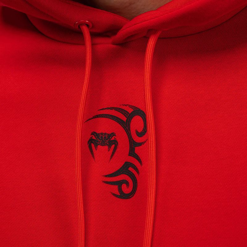 Pánska mikina Venum x Mike Tyson Tiger Hoodie intense red/deep black 6