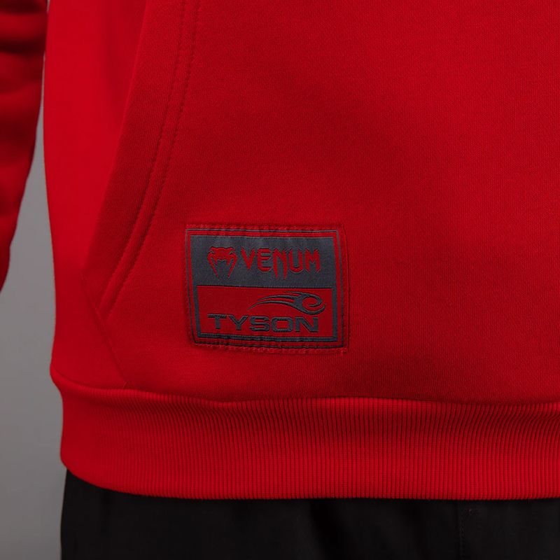 Pánska mikina Venum x Mike Tyson Tiger Hoodie intense red/deep black 7