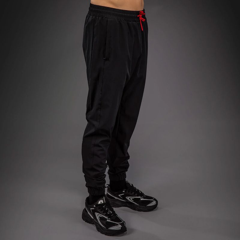 Pánske tréningové nohavice Venum x Mike Tyson Tiger Joggers deep black/intense red 4