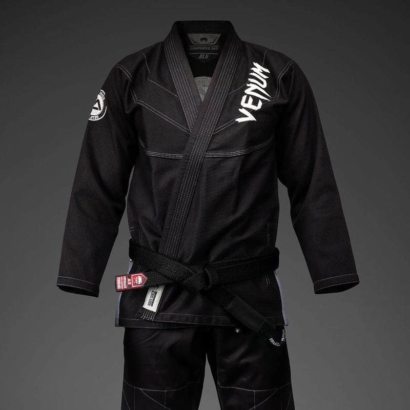Kimono GI do brazílskeho jiu-jitsu Venum Roger Gracie Academy BJJ black 3