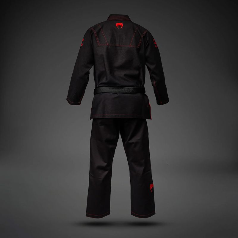 Kimono GI do brazílskeho jiu-jitsu Venum Roger Gracie Academy BJJ black/red 2