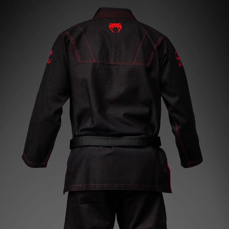 Kimono GI do brazílskeho jiu-jitsu Venum Roger Gracie Academy BJJ black/red 4