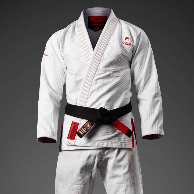 Kimono GI do brazílskeho jiu-jitsu Venum Roger Gracie Academy BJJ white/red 3