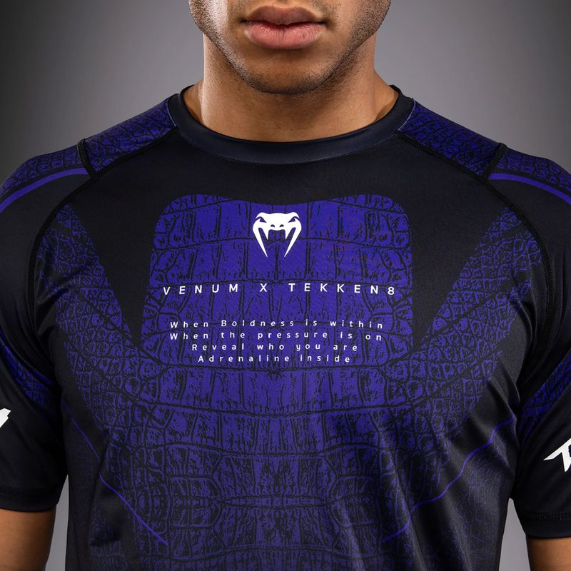 Pánske tréningové tričko Venum x TEKKEN 8 Kazuya Dry-Tech black/purple 5