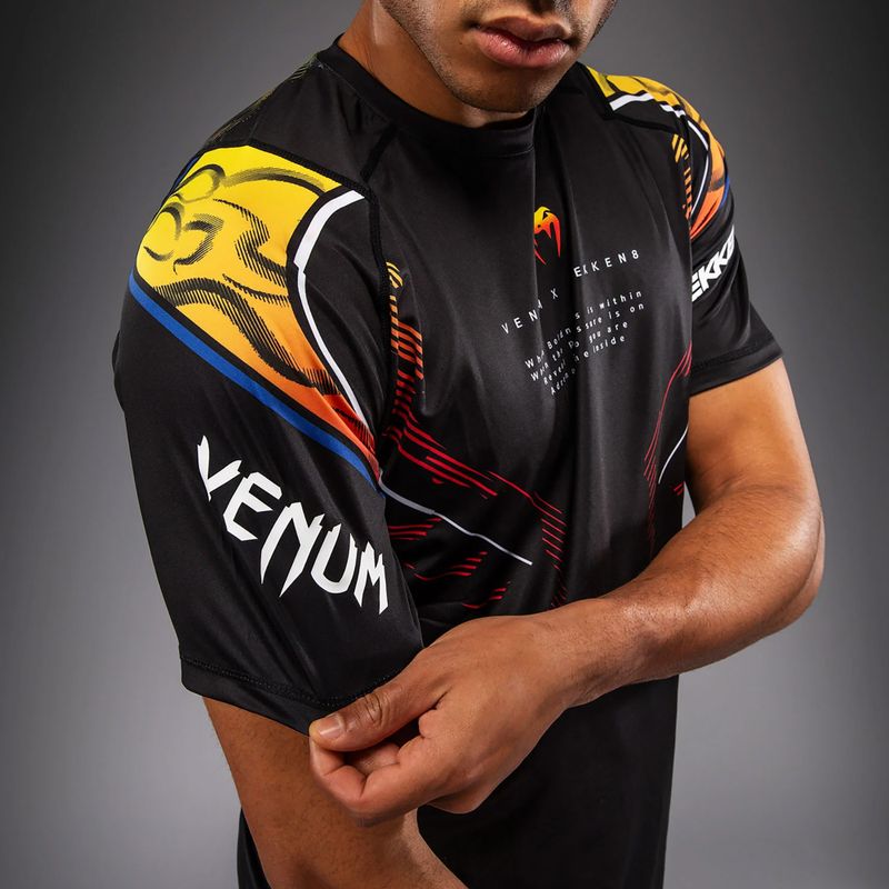 Pánske tréningové tričko Venum x TEKKEN 8 Yoshimitsu Dry-Tech black/orange 5