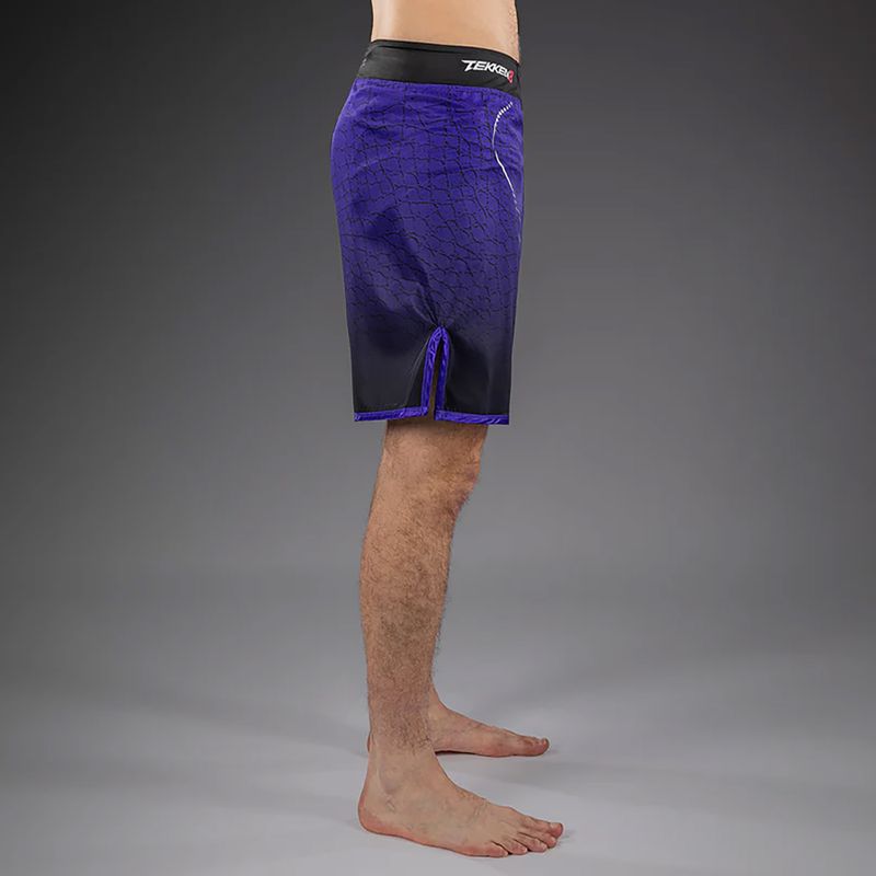 Pánske tréningové šortky Venum x TEKKEN 8 Kazuya Fight black purple 3