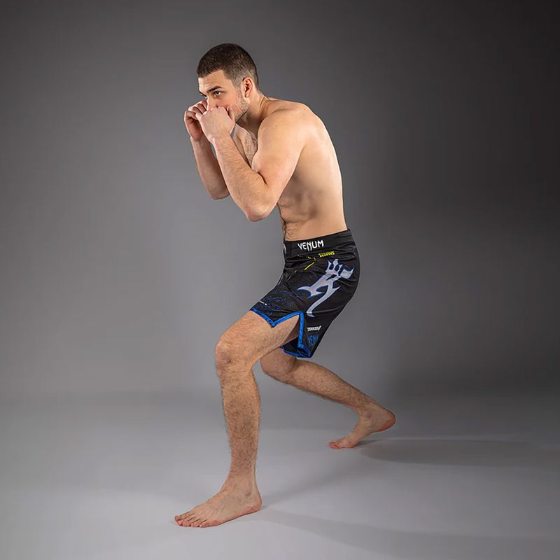 Pánske tréningové šortky Venum x TEKKEN 8 King Fight black/yellow 2