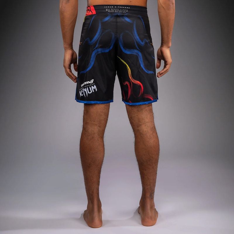 Pánske tréningové šortky Venum x TEKKEN 8 Yoshimitsu Fight black/orange 2