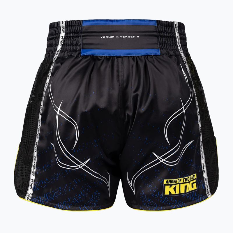 Pánske tréningové šortky Venum x TEKKEN 8 King Muay Thai black/yellow 2