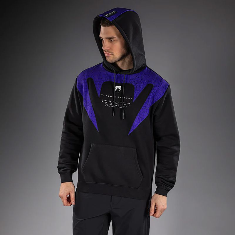 Pánska mikina Venum x TEKKEN 8 Kazuya Pullover Hoodie black/purple 3