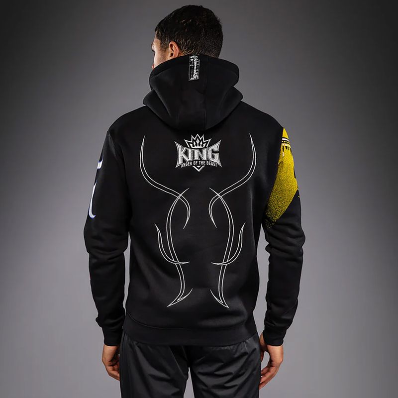 Pánska mikina Venum x TEKKEN 8 King Pullover Hoodie black/yellow 3
