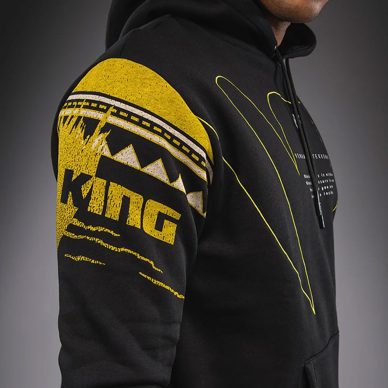 Pánska mikina Venum x TEKKEN 8 King Pullover Hoodie black/yellow 6