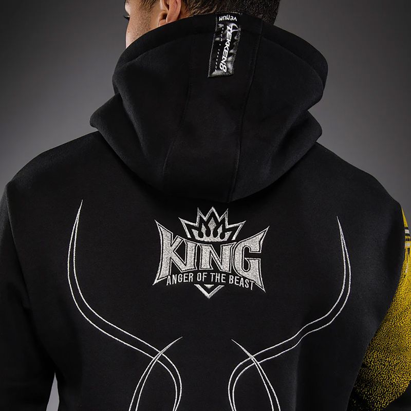 Pánska mikina Venum x TEKKEN 8 King Pullover Hoodie black/yellow 7