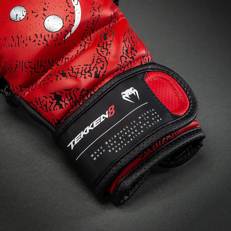 Sparovacie rukavice Venum x TEKKEN 8 Kazuya Sparring red/black 4