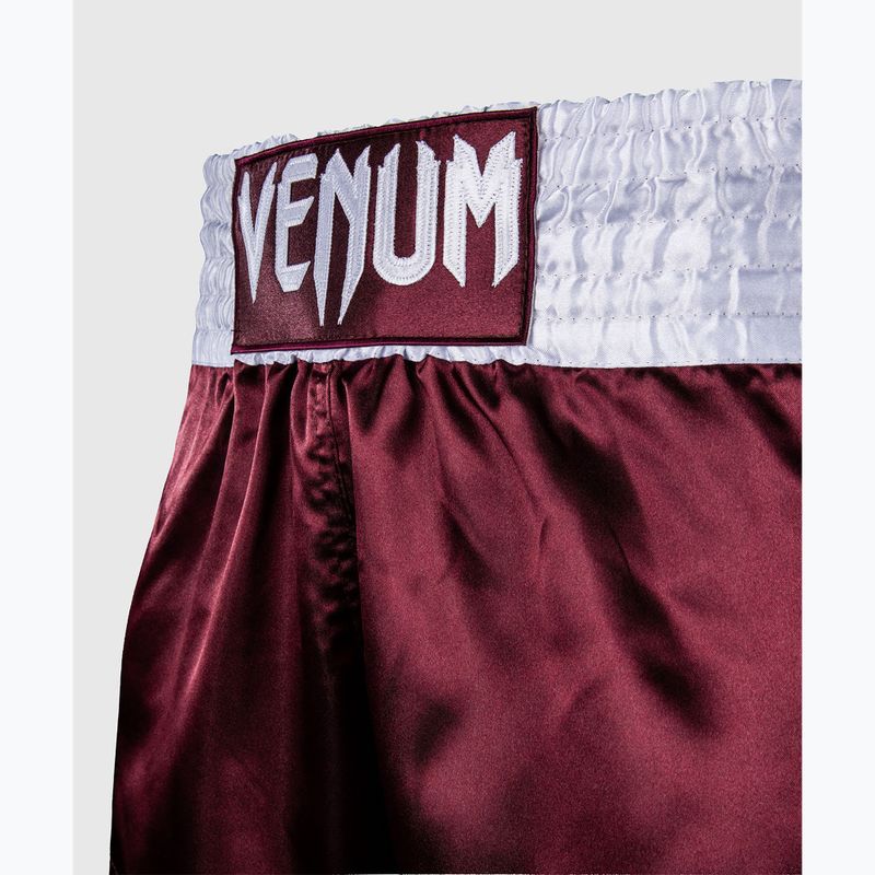 Pánske tréningové šortky Venum Classic Muay Thai burgundy 5