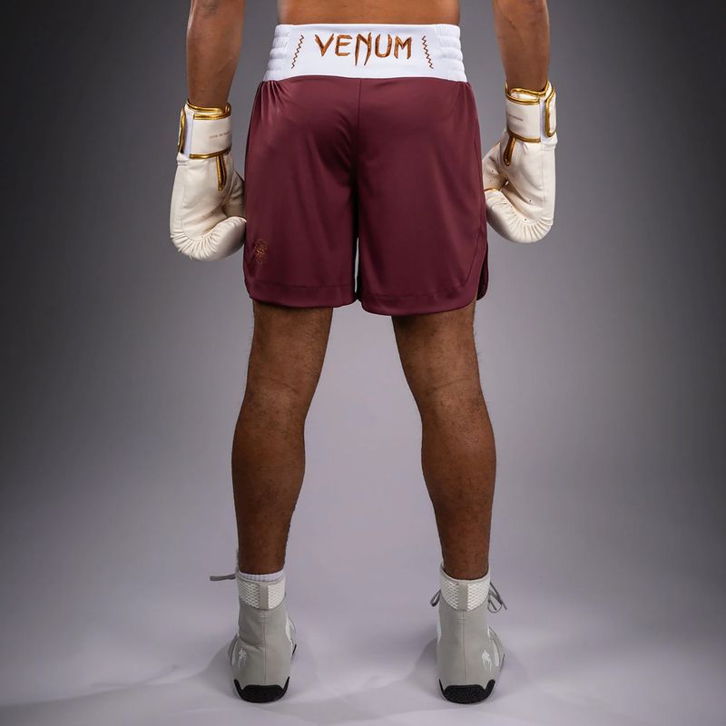 Pánske tréningové šortky Venum Classic Boxing burgundy 3