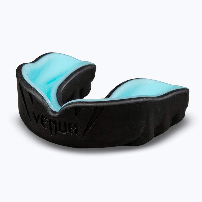 Jednoduchý chránič zubov Venum Challenger black/turquoise 3