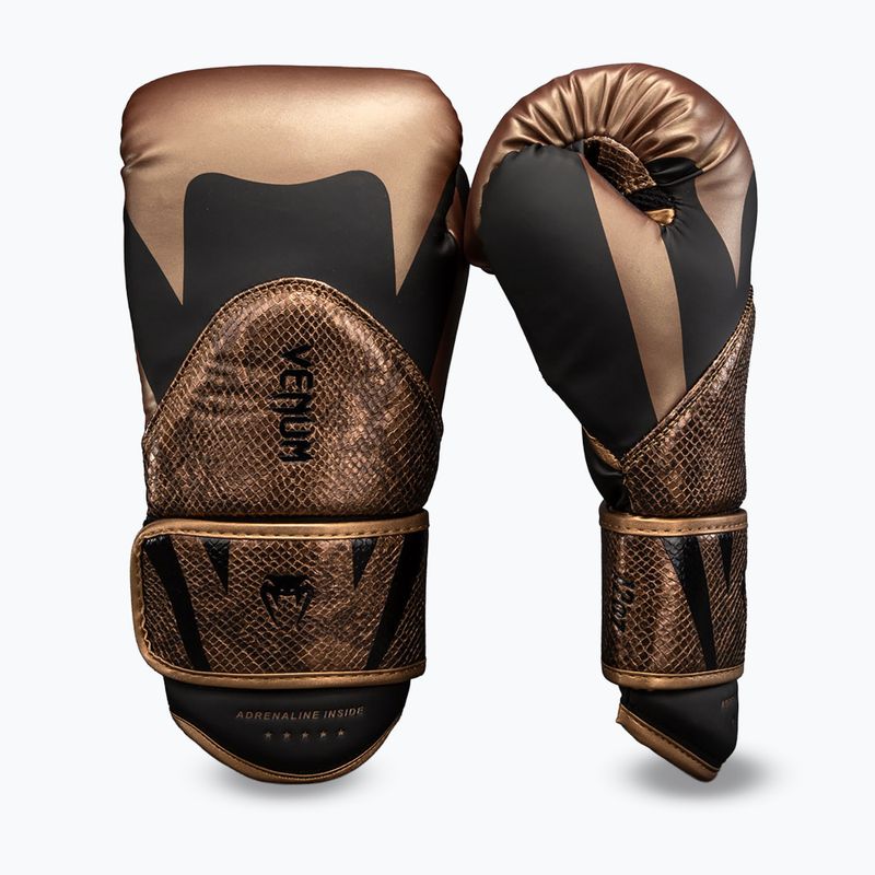 Boxerské rukavice Venum Challenger 4.0 brown/black 2