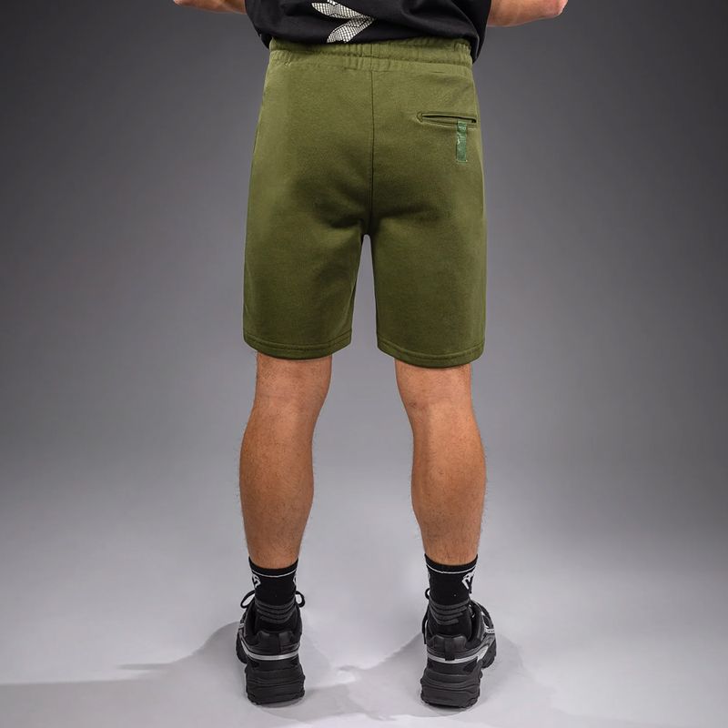 Pánske tréningové šortky Venum Classic Fleece Cotton khaki 3